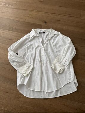 Zara White Collared Shirt